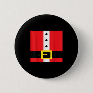 Santa Suit Christmas Funny Cute  2 Inch Round Button
