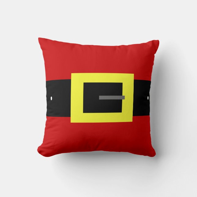 santa suit throw pillow (Front)