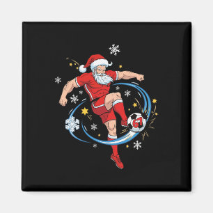 Santa Sungles Costume Six Seven Christmas Soccer P Magnet