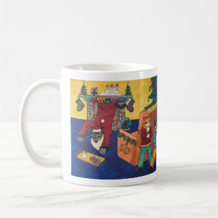 Santa Surprise Coffee Mug