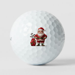 Santa Swingin’ Golf Ball