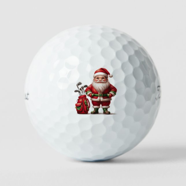 Santa Swingin’ Golf Ball (Front)