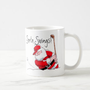 Santa Swings mug