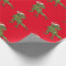 Santa T-Rex Dinosaur Christmas Xmas Wrapping Paper