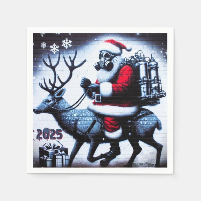 Santa T-Shirt Napkin (Front)