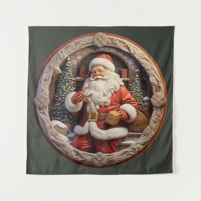 Santa Tapestry (Front)