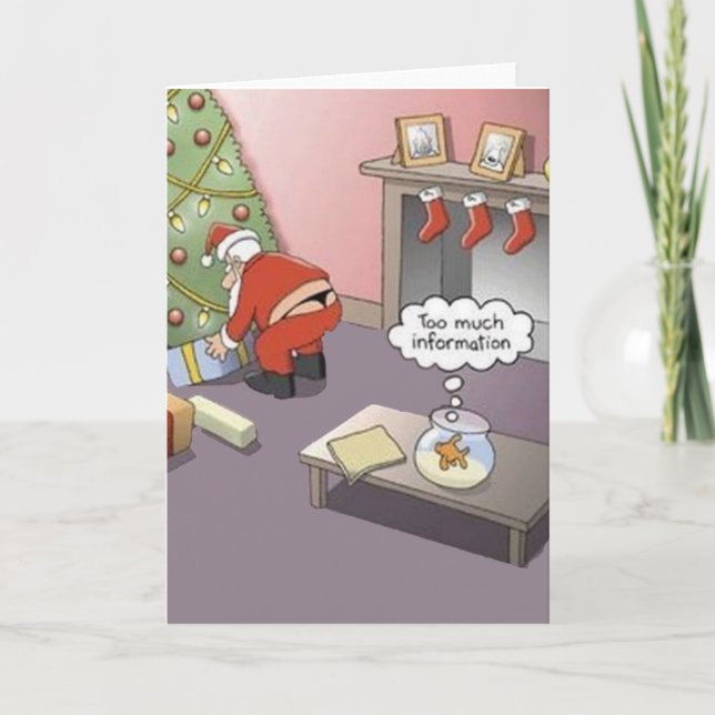 Santa Thong Christmas Card (Front)