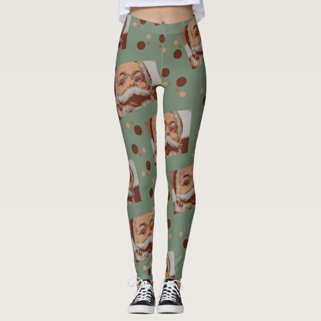Santa tights! leggings (Front)