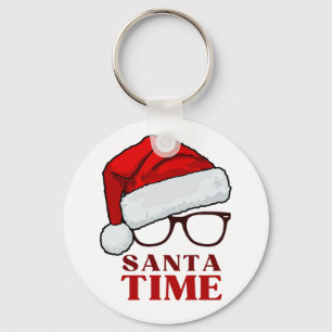Santa Time  Keychain