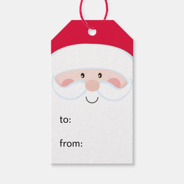 Santa To From Gift Tags (Front)