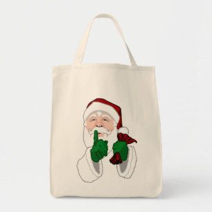 Santa Tote Bag Environmental Christmas Tote Bag