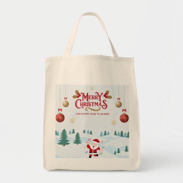 santa Tote bag for christmas (Front)