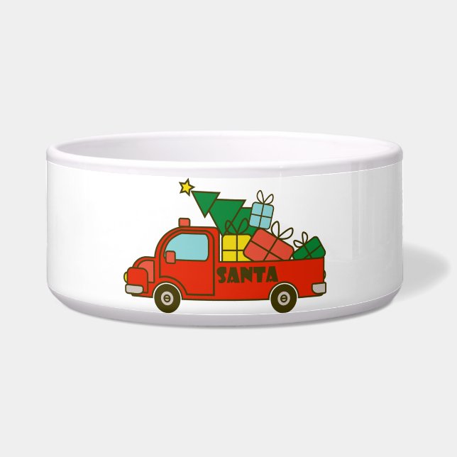 Santa truck side view Merry Christmas (Front)
