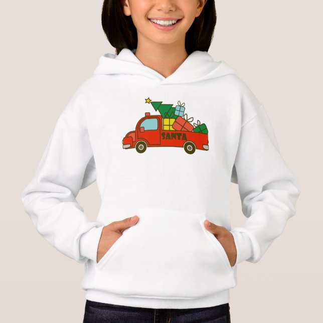 Santa truck side view Merry Christmas (Front)