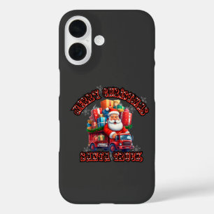 Santa Trucker Kids Christmas Festive Holiday Magic iPhone 16 Case