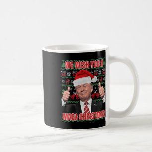 Santa Trump Christmas Humour Funny Trump Xmas 2  Coffee Mug