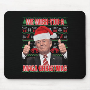 Santa Trump Christmas Humour Funny Trump Xmas 2 Mouse Pad