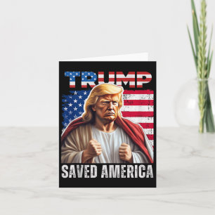 Santa Trump Christmas Humour Funny Trump Xmas Tank Card
