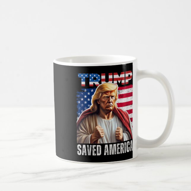 Santa Trump Christmas Humour Funny Trump Xmas Tank Coffee Mug (Right)