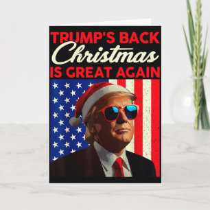 Santa Trump Dance Make Christmas Great Again Ugly  Card