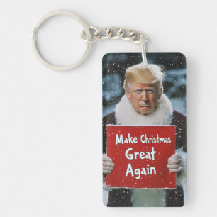 Santa Trump: “Make Christmas Great Again” Keychain