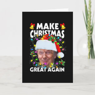 Santa Trump Make Christmas Great Again Ugly Xmas P Card