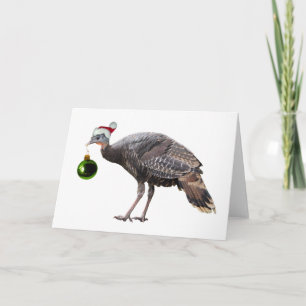 Santa Turkey Card
