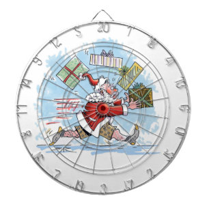 Santa Unprepared dartboard