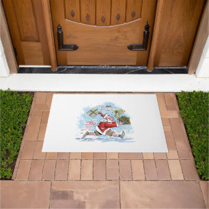Santa Unprepared doormat