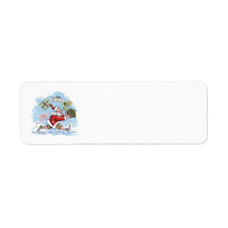 Santa Unprepared return address labels