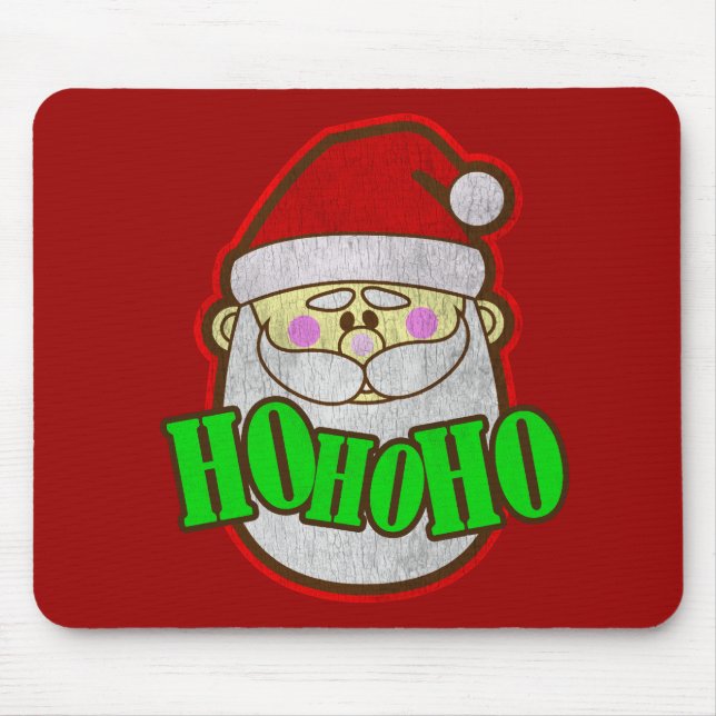 Santa Vintage Mouse Pad (Front)