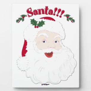 Santa!! Vintage Style Christmas Santa Plaque