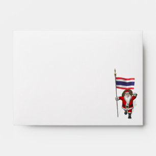Santa Visiting Thailand Envelopes