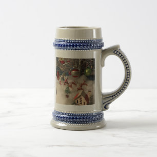 Santa visits Alpine Village Beer Stein