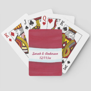 Santa Waist Christmas Wedding Playing Cards