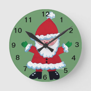 Santa Wall Clock