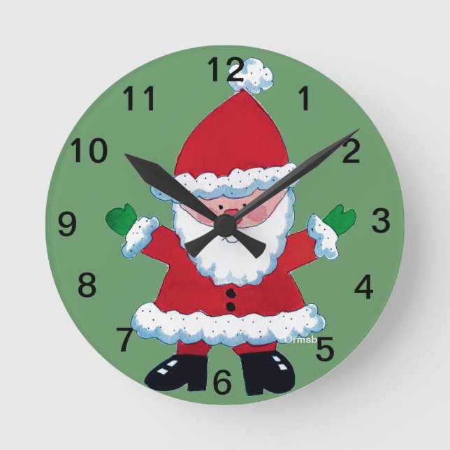 Santa Wall Clock (Front)