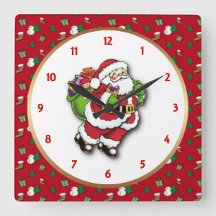 Santa Wall Clock