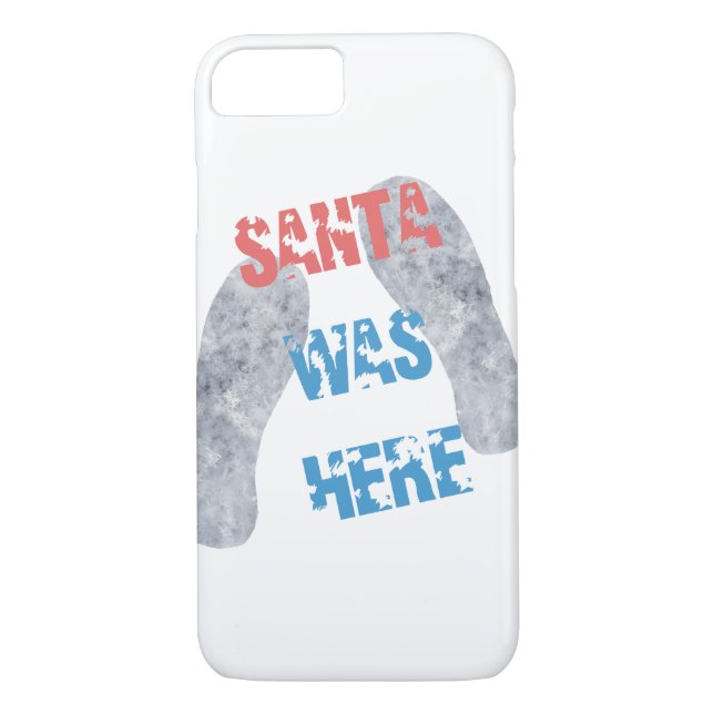 Santa Was Here Case-Mate iPhone Case (Back)