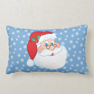 Santa Wearing Glasses Pillow