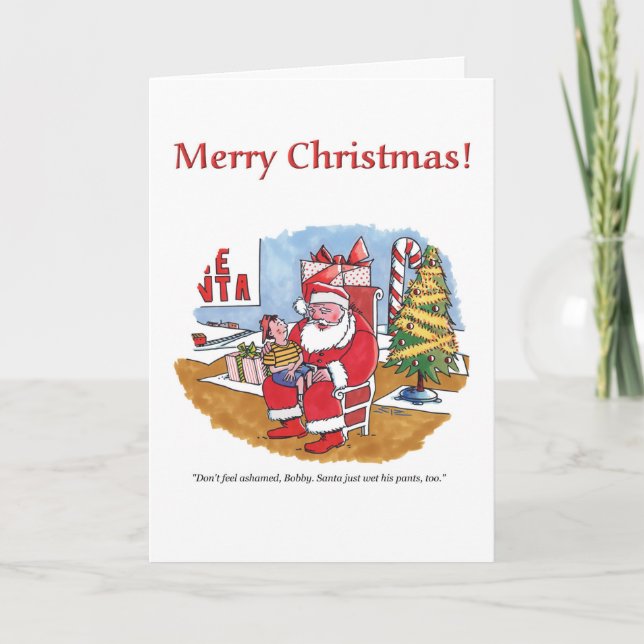 Santa Wet greeting card (Front)