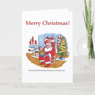 Santa Wet greeting card