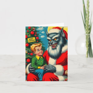 Santa What Big Eyes You Have Card