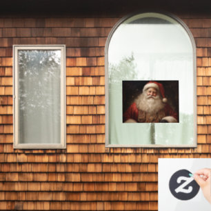Santa Window Cling