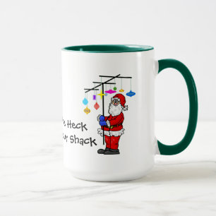 Santa with Decorated Antenna Mug