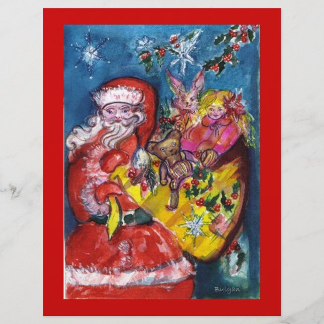 SANTA WITH GIFTS FLYER (Front)