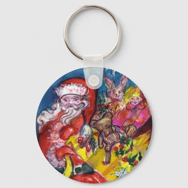 SANTA WITH GIFTS KEYCHAIN (Front)