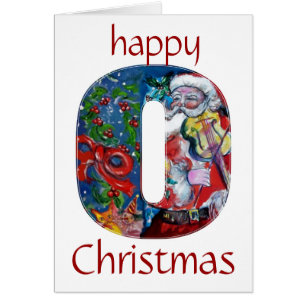 SANTA WITH VIOLIN  O MONOGRAM