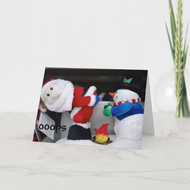 SANTA - WORK IS DONE & READY TO CELEBRATE HOLIDAY (Front)