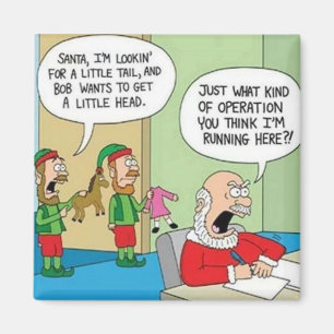 Santa Workshop Operation Magnet